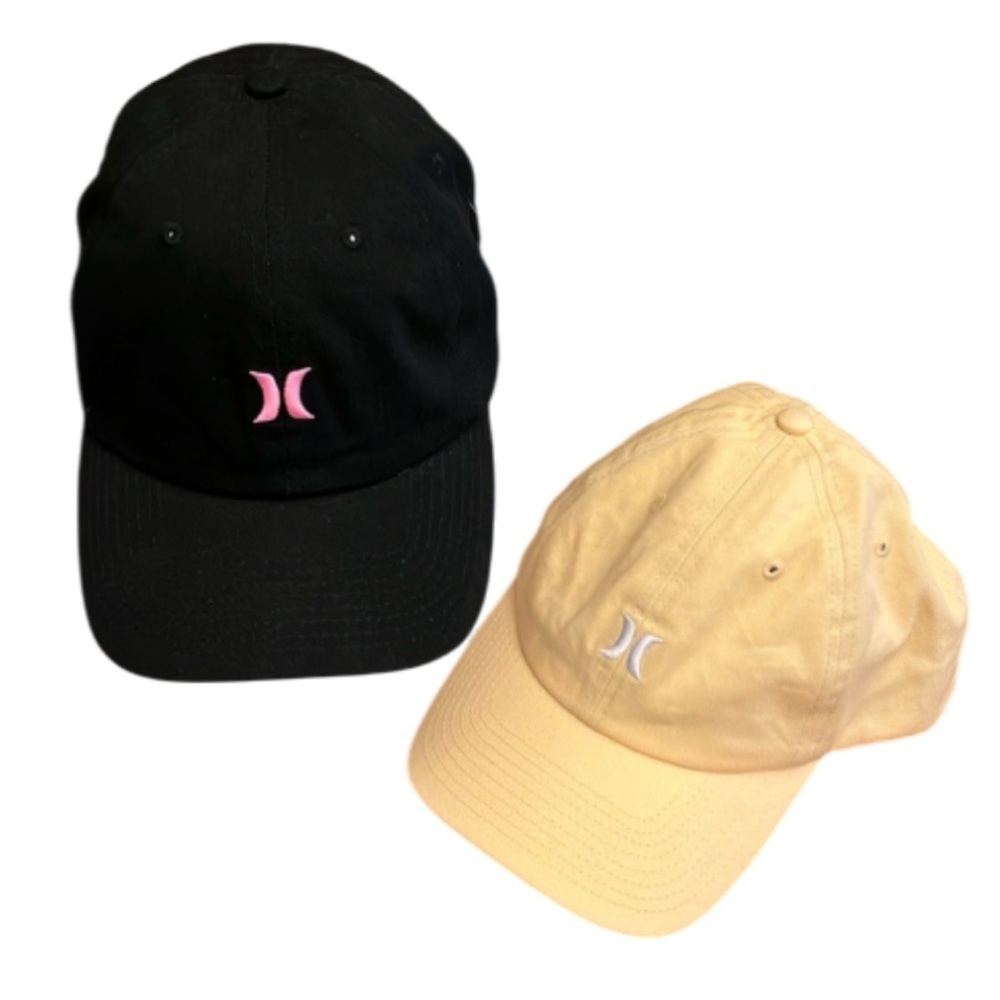 HURLEY 2- Women's Mom Iconic Hat Yellow and Black Baseball Hats